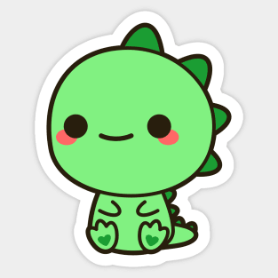 Kawaii Dinosaur Sticker